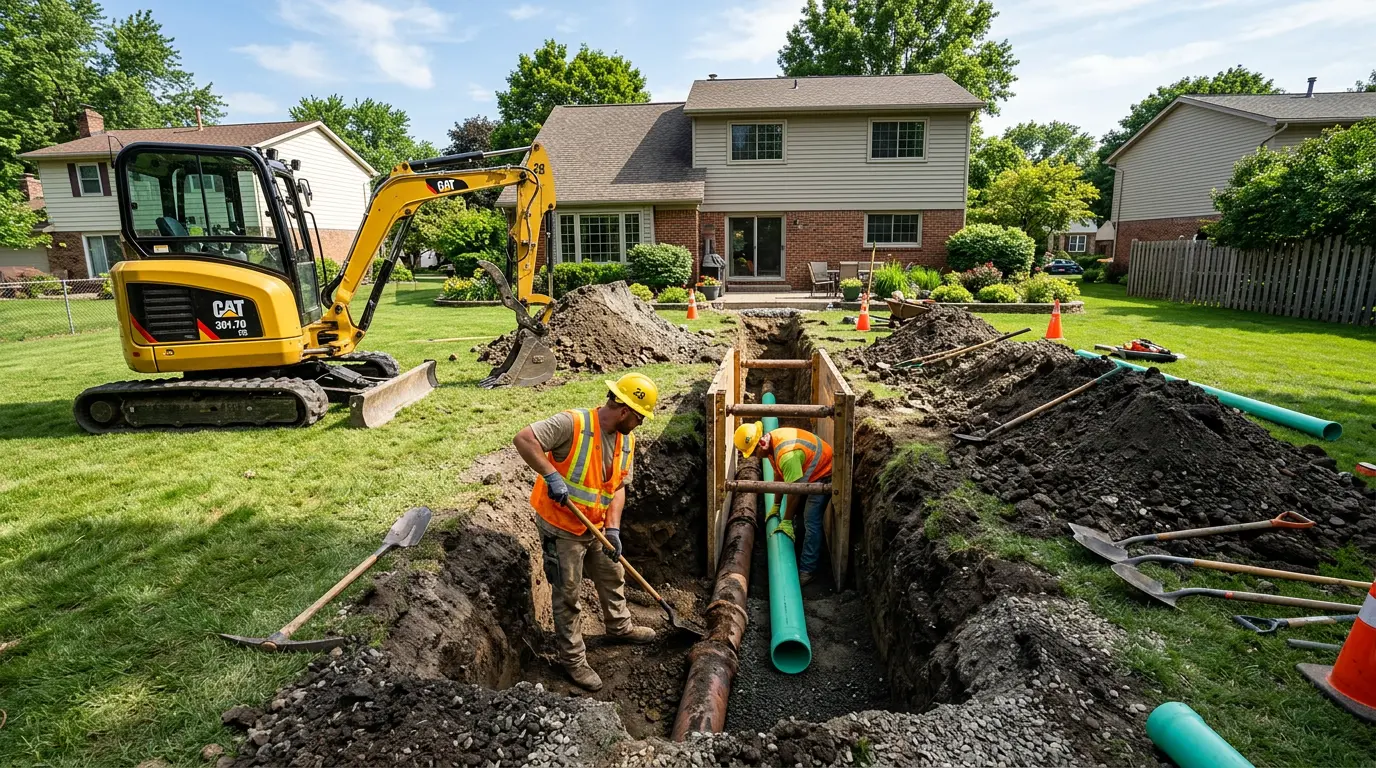 Sewer Line Repair in Towamencin, PA